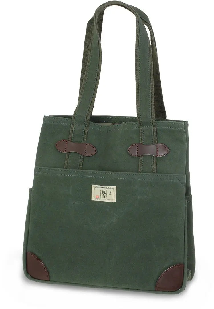 日乃本帆布 撥水 帆布 4ポケットトートバッグ L No.203