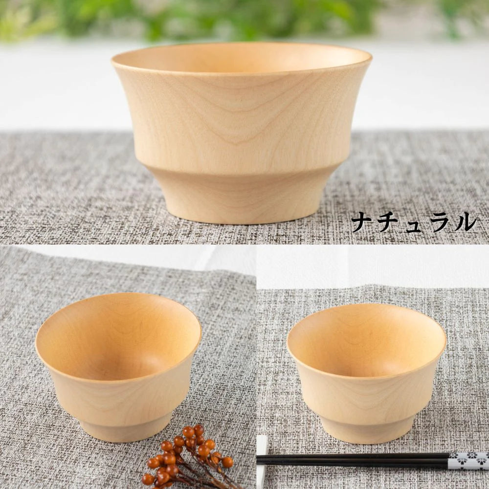 角田清兵衛商店 汁椀 B.C. 水目桜 HACHI 直径12×7㎝ 390ml ナノコート 食洗機対応 箱入 日本製