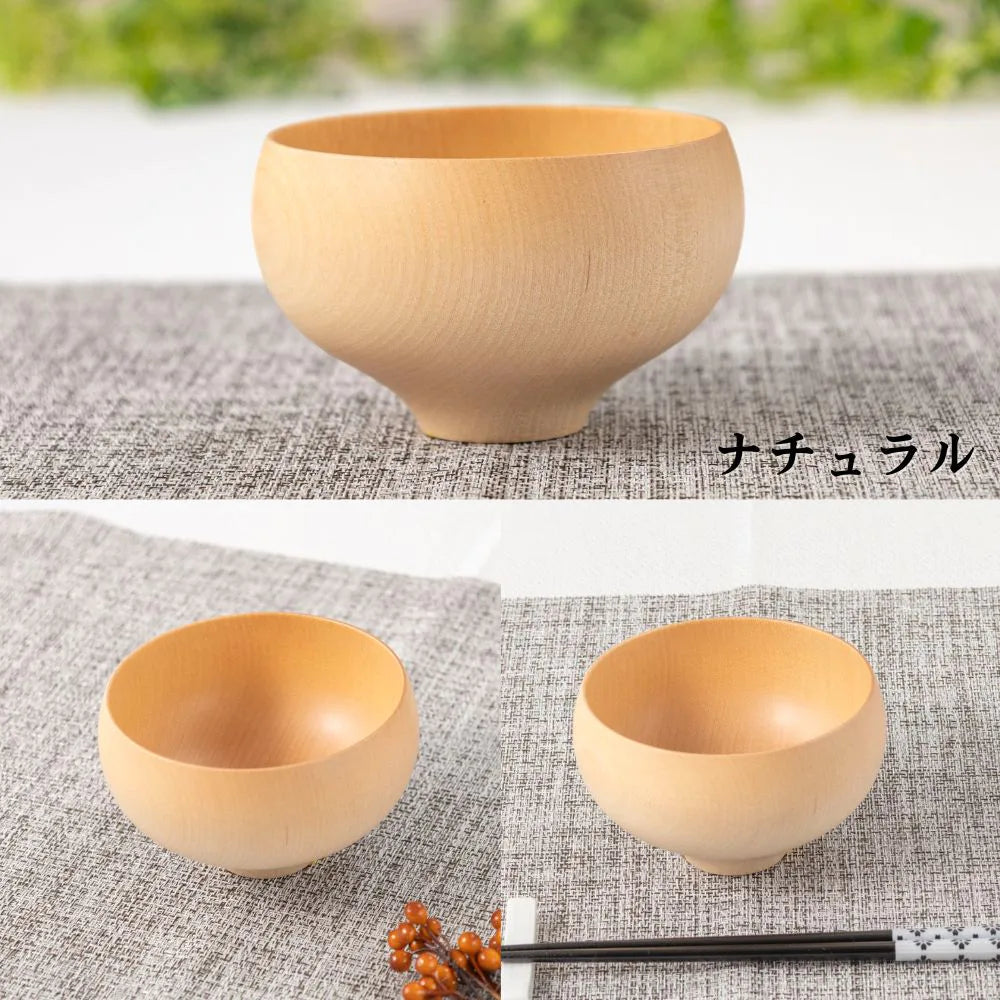 角田清兵衛商店 汁椀 B.C. 水目桜 TSUBO 直径12×7.3cm 410ml ナノコート 食洗機対応 箱入 日本製
