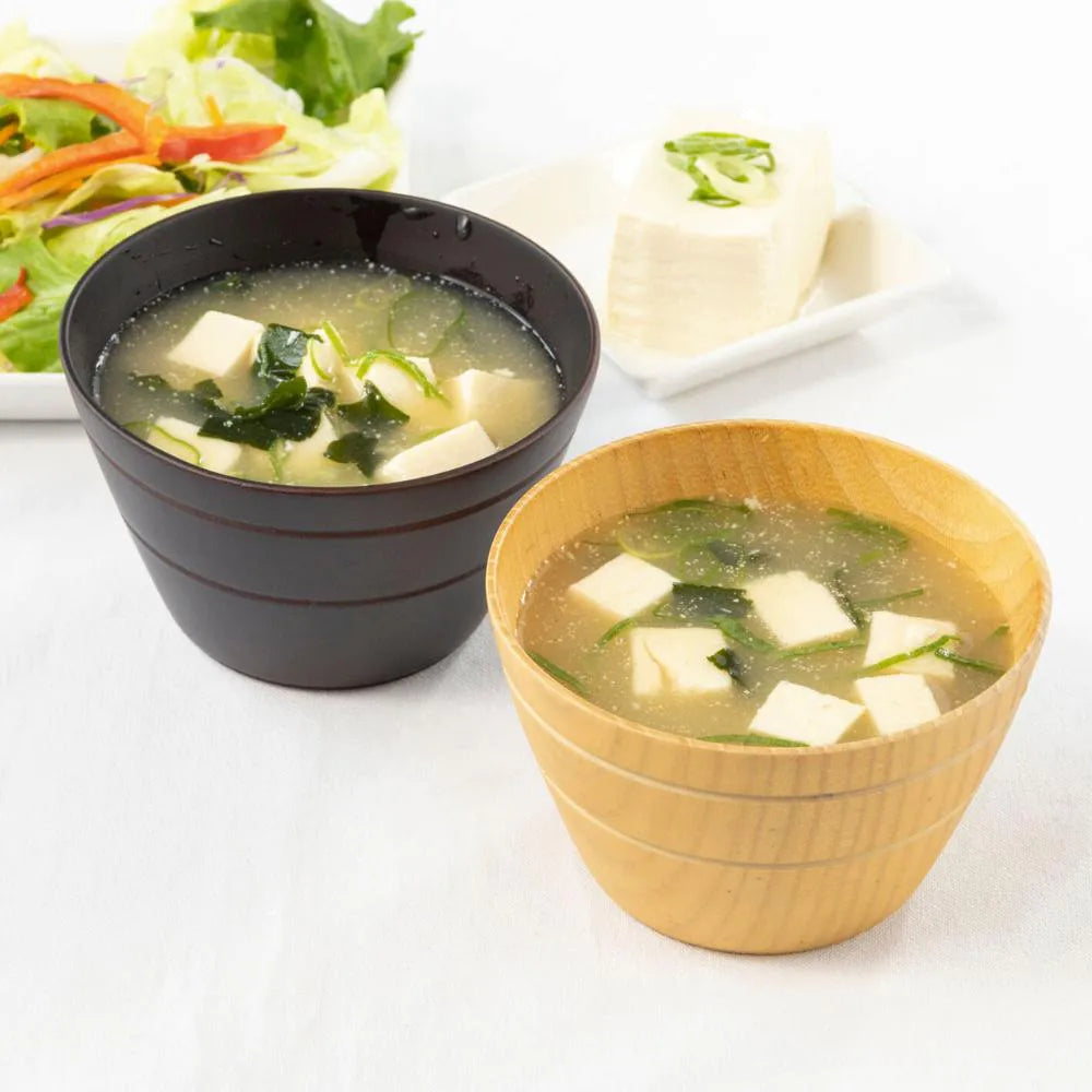 角田清兵衛商店 富士 フリーカップ  直径12×7㎝ 340ml ナチュラル ダークブラウン ナツメ材 ナノコート 食洗機対応 箱入 お椀 デザートボウル