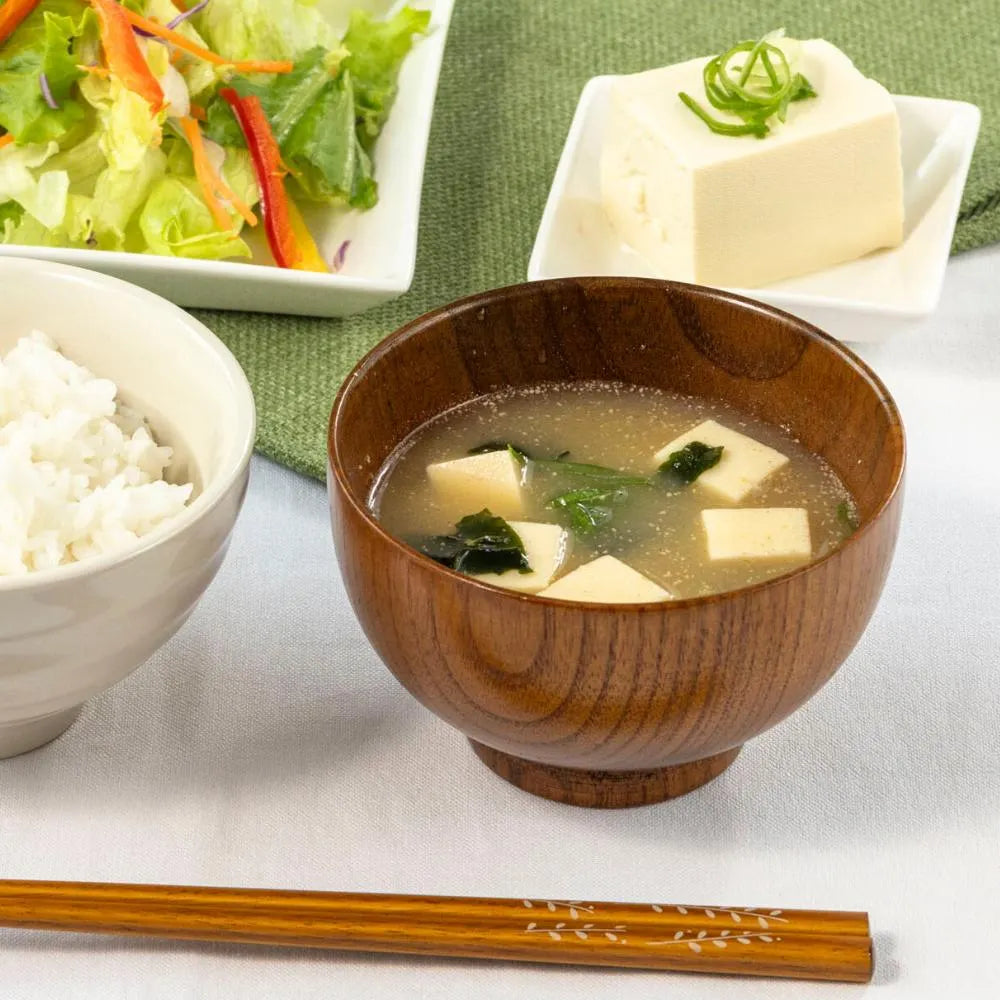 角田清兵衛商店 京型 汁椀 木製 ナツメ材 ナノコート 食洗機対応 箱入 お椀 和食 ナチュラル 味噌汁 ギフト