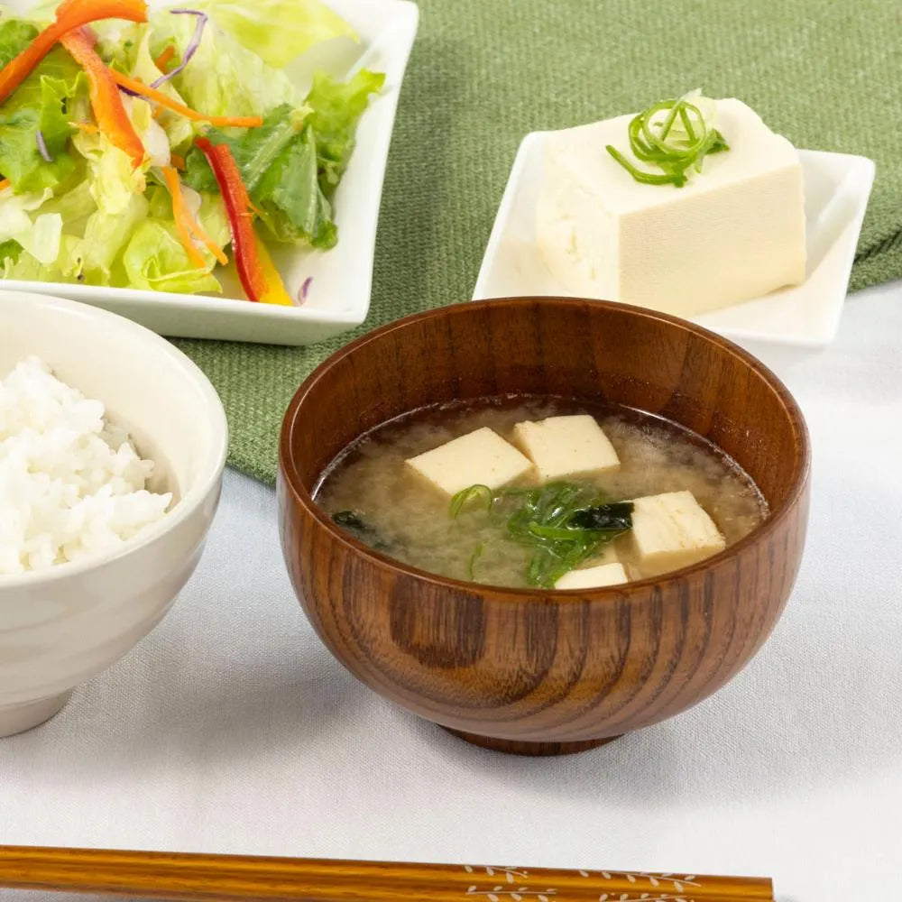 角田清兵衛商店 布袋 汁椀 木製 ナツメ材 ナノコート 食洗機対応 箱入 お椀 和食 ナチュラル 味噌汁 ギフト