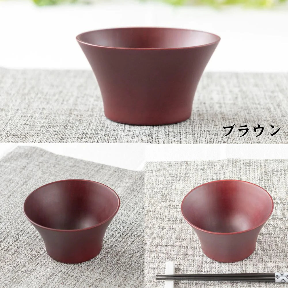 角田清兵衛商店 汁椀 B.C. KAME type1 直径13×7㎝ 340ml ナツメ材 ナノコート 食洗機対応 箱入