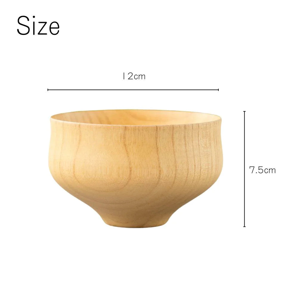 角田清兵衛商店 汁椀 B.C. KAME type2 直径12×7.5㎝ 350ml ナツメ材 ナノコート 食洗機対応 箱入