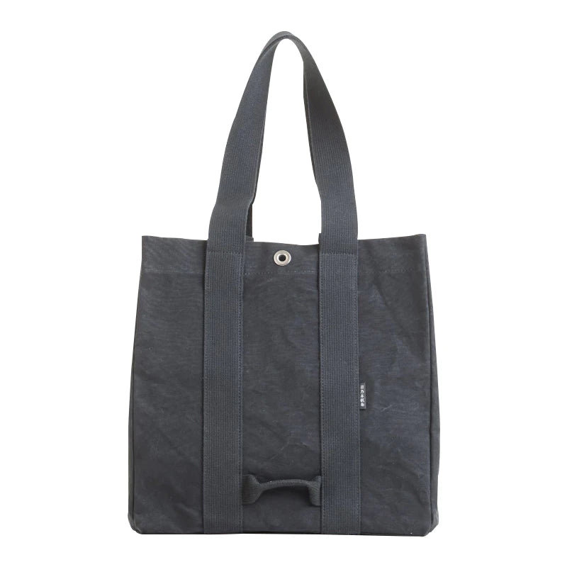 日乃本帆布 薪入れバッグ アウトドアバッグ 日本製 撥水 大容量60L (39×39×39cm) 2Lペットボトル×4本収納可