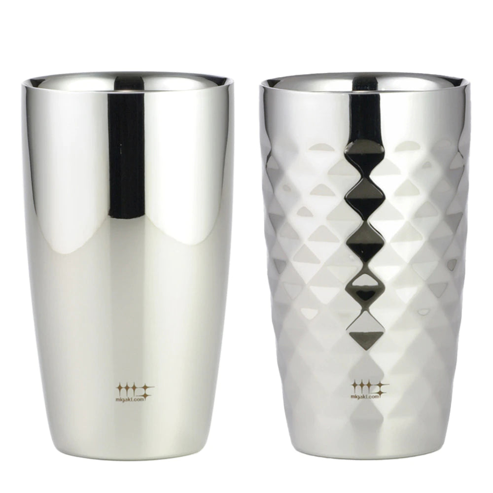 ヨシカワ×磨き屋シンジケート ペアセット 二重 ビアタンブラー 370ml ヨシカワ×磨き屋シンジケート ペアセット 二重 ビアタンブラー 370ml