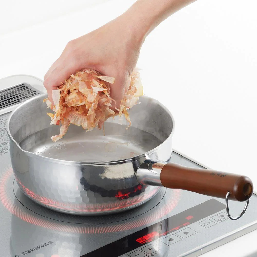 ヨシカワ 郷技 ステンレス雪平鍋 選べる3サイズ 15cm 18cm 20cm ステンレス 片手鍋 燕三条 IH ガス火対応 日本製