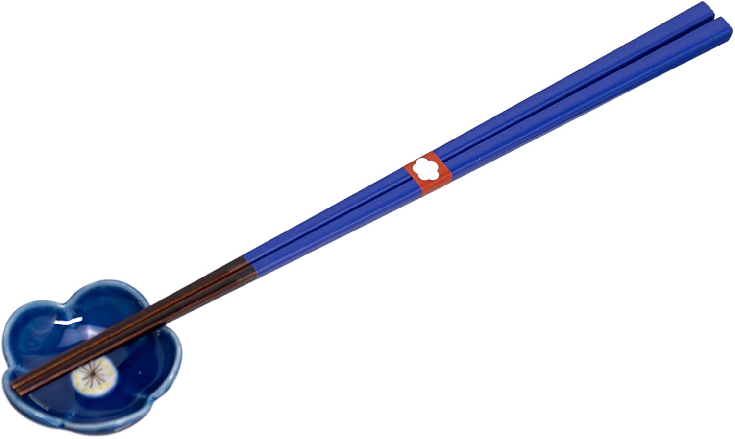 若狭塗 にっぽん伝統色箸箸置き揃え 紺青色