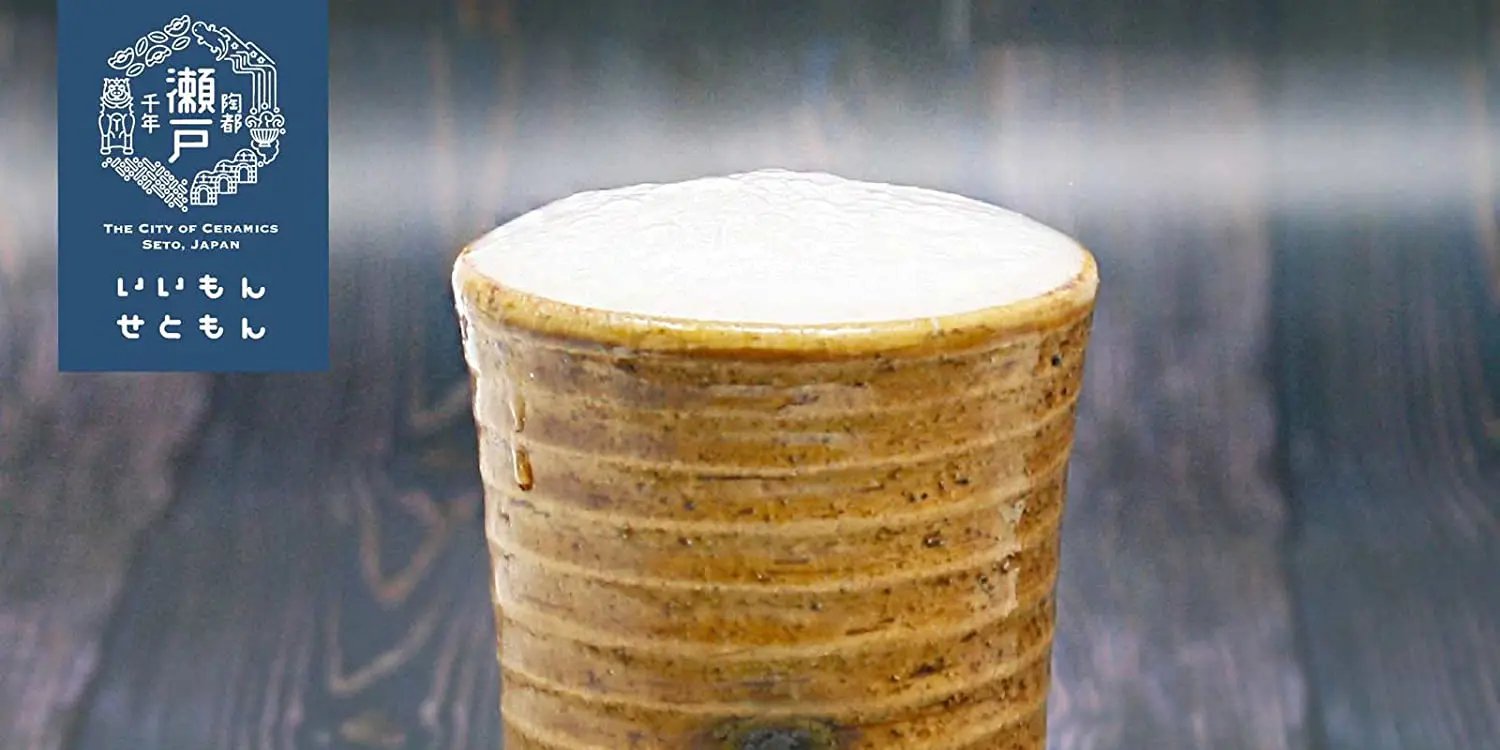 瀬戸焼　陶器ビアグラス