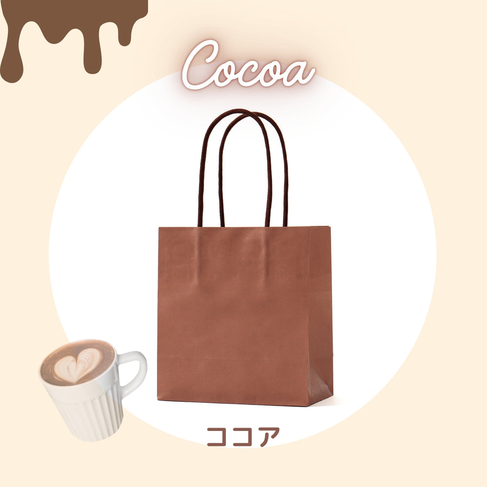 【100枚セット】ＯＲＡＮＧＥ　ＡＰＲＯＮ 紙袋 手提げ 5色×10枚 計100枚 ( 16.5×15×マチ8cm ) 縦型 無地 丸紐 [JANコード：4976416022874]