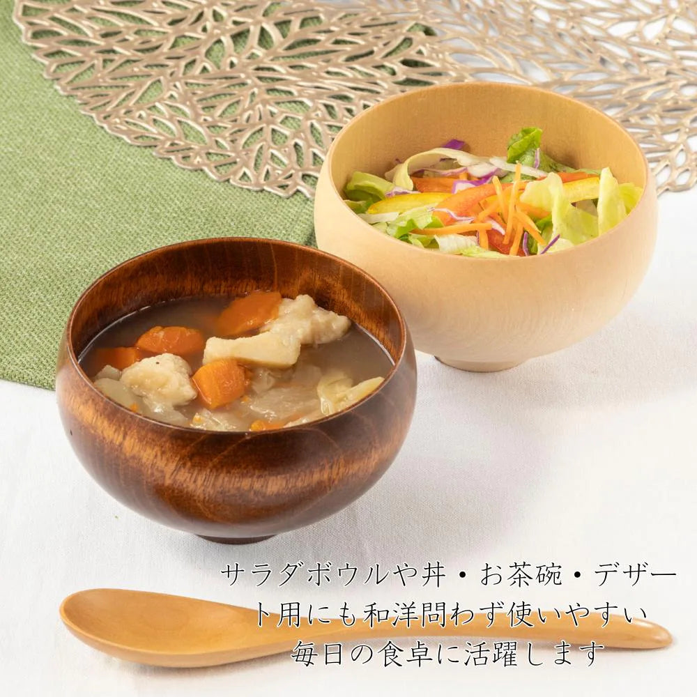 角田清兵衛商店 汁椀 B.C. 水目桜 TSUBO 直径12×7.3cm 410ml ナノコート 食洗機対応 箱入 日本製