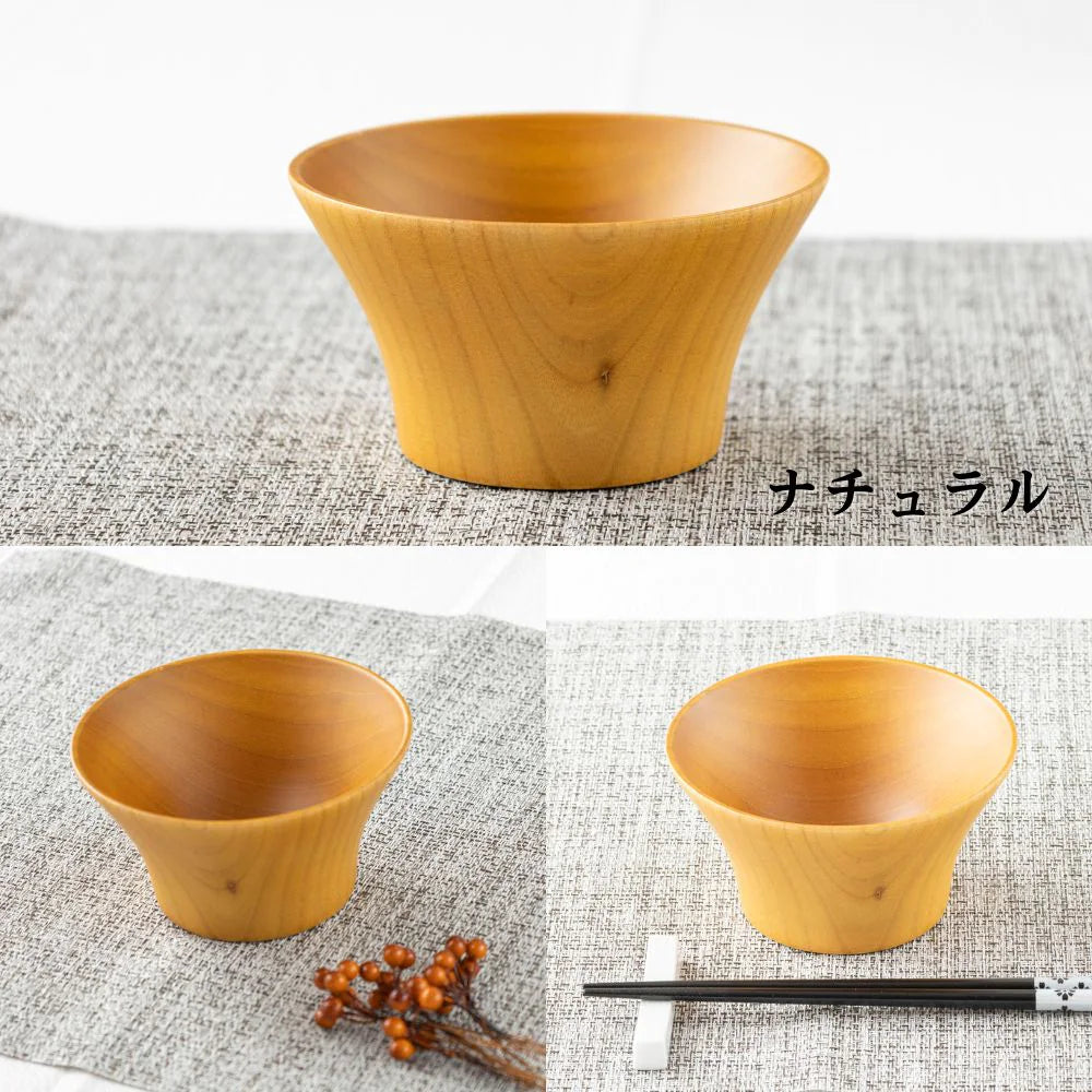 角田清兵衛商店 汁椀 B.C. KAME type1 直径13×7㎝ 340ml ナツメ材 ナノコート 食洗機対応 箱入