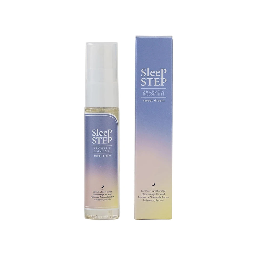 SLEEP STEP アロマティックピローミスト 30ml 枕にかけて エタノールフリー 無添加 香り 日本製