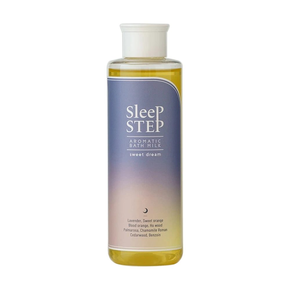 SLEEP STEP アロマティックバスミルク 200mL お風呂に入れて 乳白色 香り 日本製 保湿