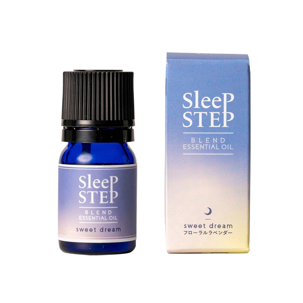 SLEEP STEP ブレンドエッセンシャルオイル 5mL おやすみ前に 天然精油 合成香料不使用 日本製