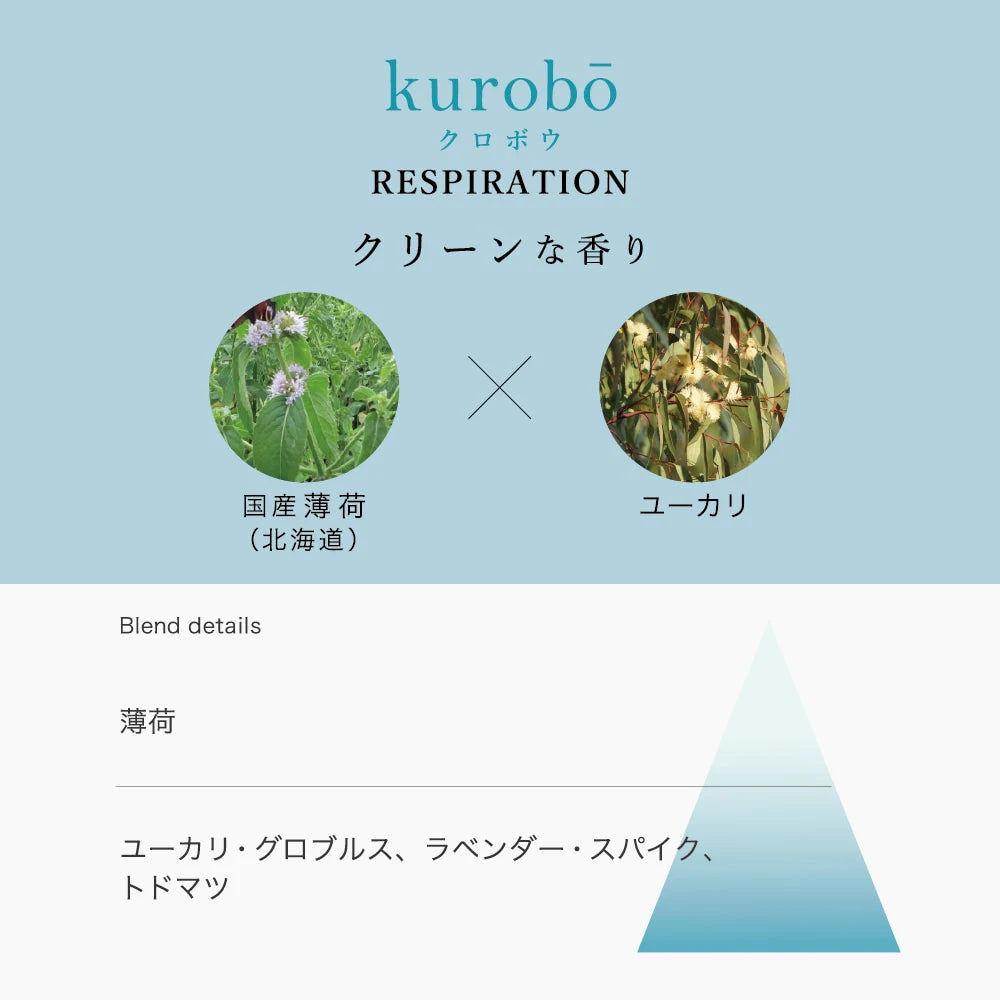 フレーバーライフ hana to mi ロールオンアロマ kurobo クロボウ 9ｍL 天然精油  和精油×洋精油 日本製