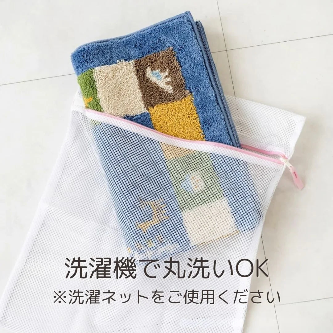 オカ コーナー吸着 玄関マット シエラ 洗える 滑り止め ギャベ柄 おしゃれ 風水 抗菌 防臭 ロボット掃除機 日本製