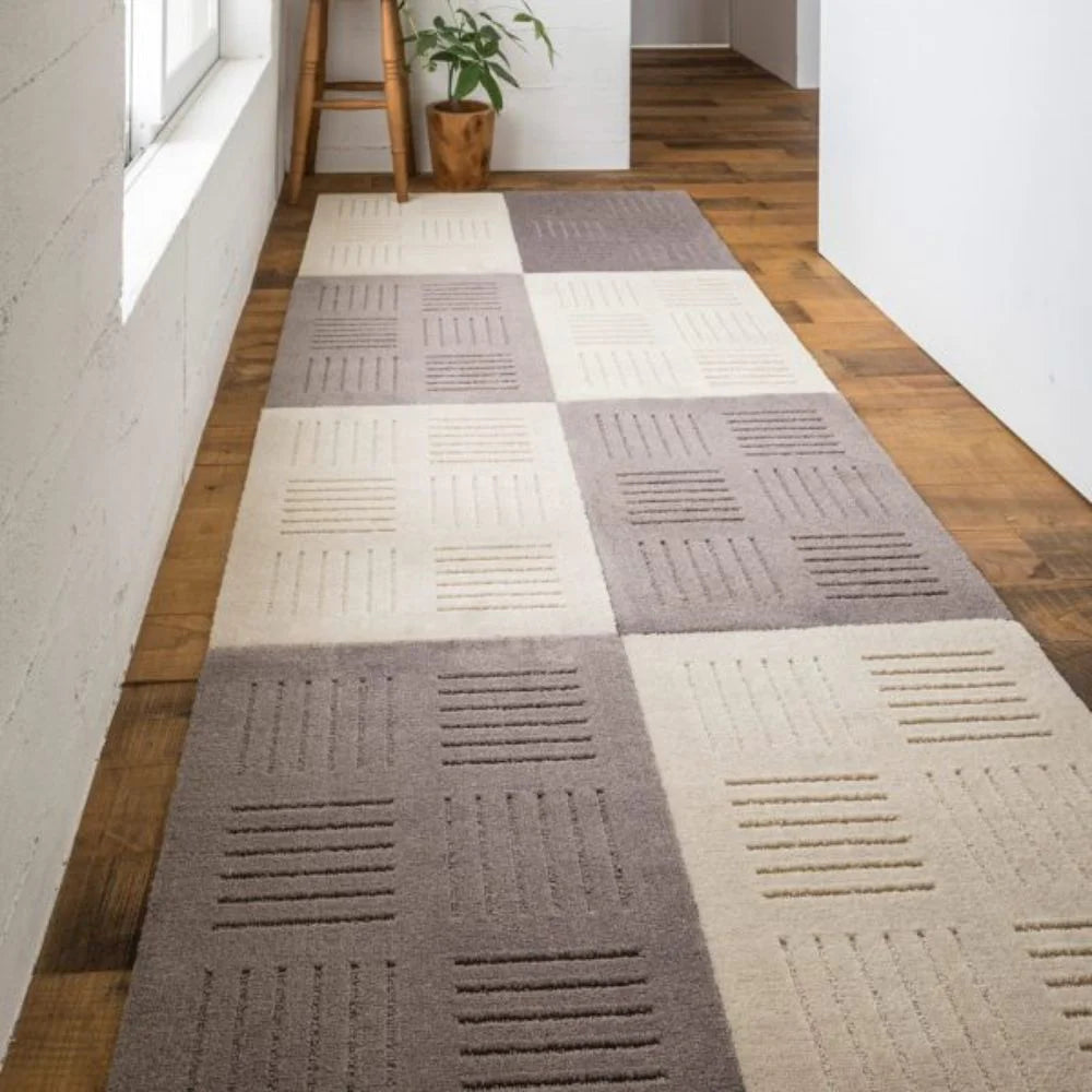 【1枚】オカ ピタプラスブリック キッチンマット 45×60 玄関マット ラグ ジョイントマット 大判  洗える 滑り止め 廊下敷き 床暖房対応 日本製