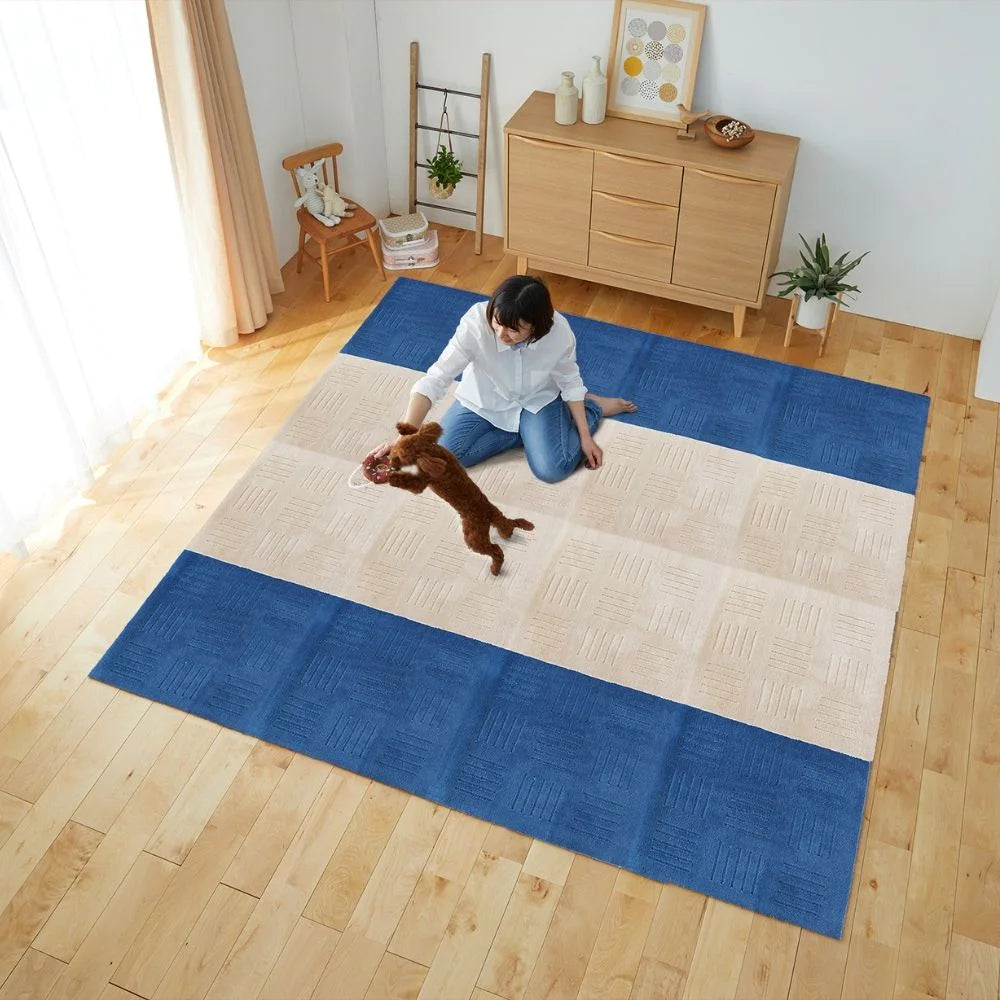 オカ ピタプラスブリック キッチンマット 60×60 玄関マット ラグ  ジョイントマット 大判 正方形 洗える 滑り止め 廊下敷き 床暖房対応 日本製