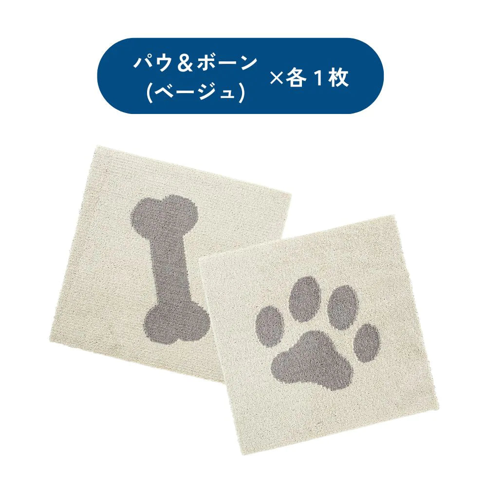 【お得な2枚セット】オカ ピタぺトモ 45×45 ペット ラグ  ジョイントマット 吸着マット 正方形 洗える ズレない 滑り止め 犬 猫 廊下敷き 玄関マット 日本製