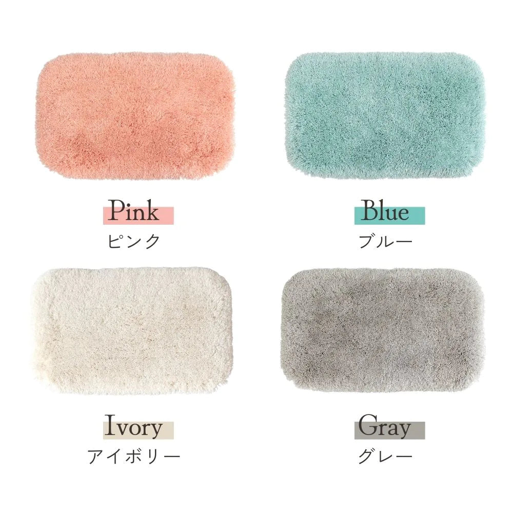 オカ 乾度良好 バスミューズ ミレニアム アクリル 吸水 速乾 洗える バスマット 滑り止め 抗菌 防臭 お風呂マット 日本製