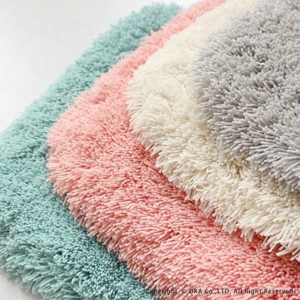 オカ 乾度良好 バスミューズ ミレニアム アクリル 吸水 速乾 洗える バスマット 滑り止め 抗菌 防臭 お風呂マット 日本製