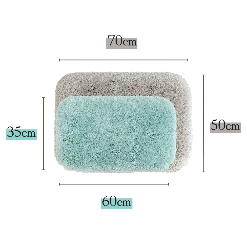 オカ 乾度良好 バスミューズ ミレニアム アクリル 吸水 速乾 洗える バスマット 滑り止め 抗菌 防臭 お風呂マット 日本製