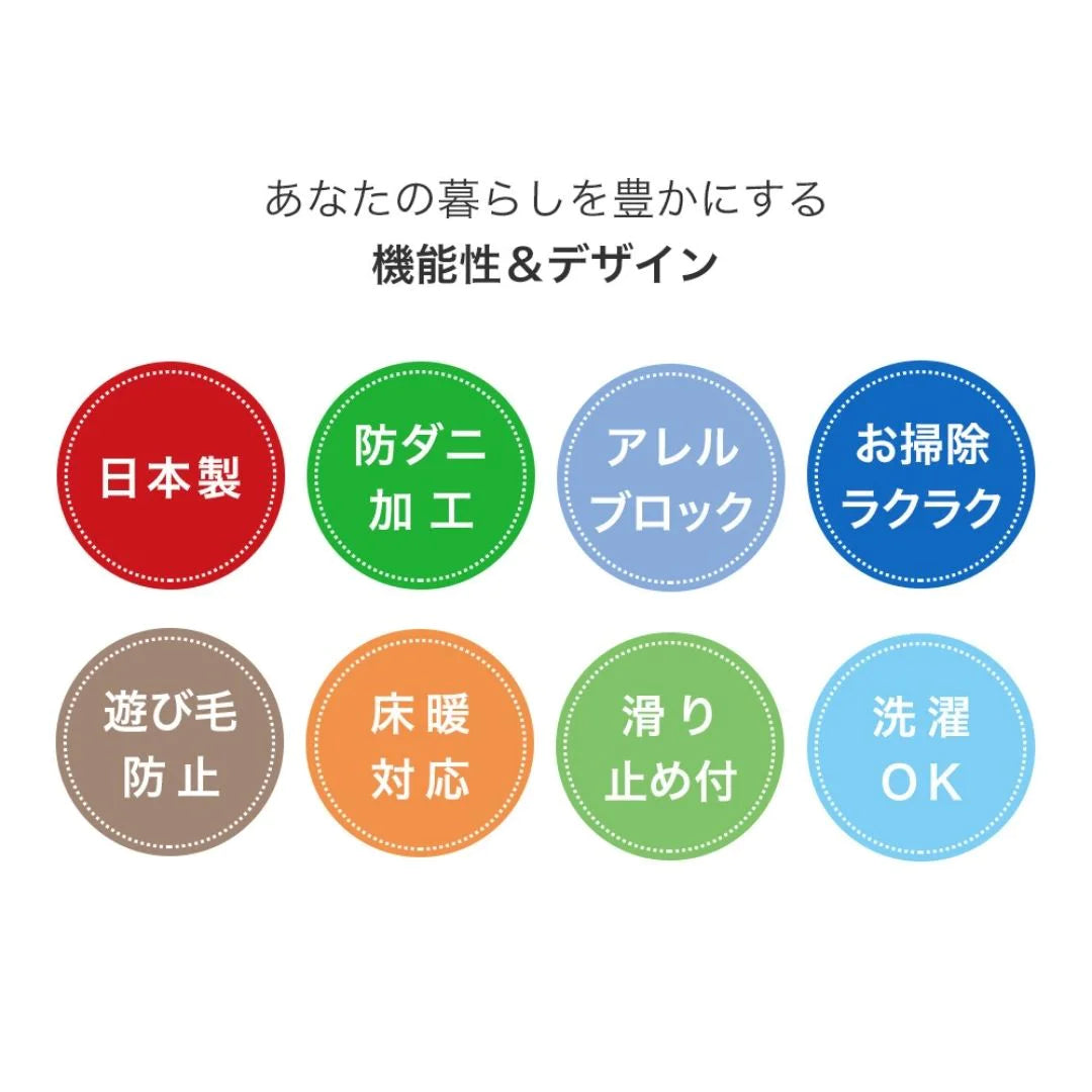 スミノエ Ecru エクリュ ラグ ポリエステル100％ 洗える オールシーズン 滑り止め 1.5畳 2畳 3畳 洗濯 防ダニ ホットカーペット・床暖房OK 日本製