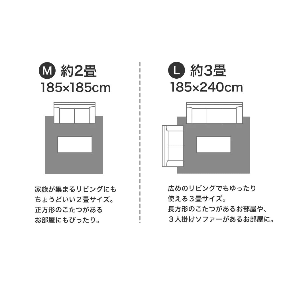 スミノエ Ponto ポント ラグ ポリエステル100％ 洗える オールシーズン 滑り止め 丸 四角4サイズ 洗濯  防ダニ ホットカーペット・床暖房OK 日本製