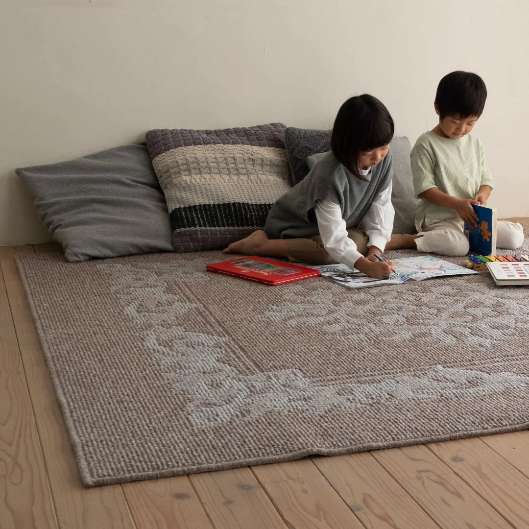 スミノエ wool classic ウールクラシック ラグ ウール100％ 防音 オールシーズン 防ダニ ホットカーペット・床暖房OK 日本製