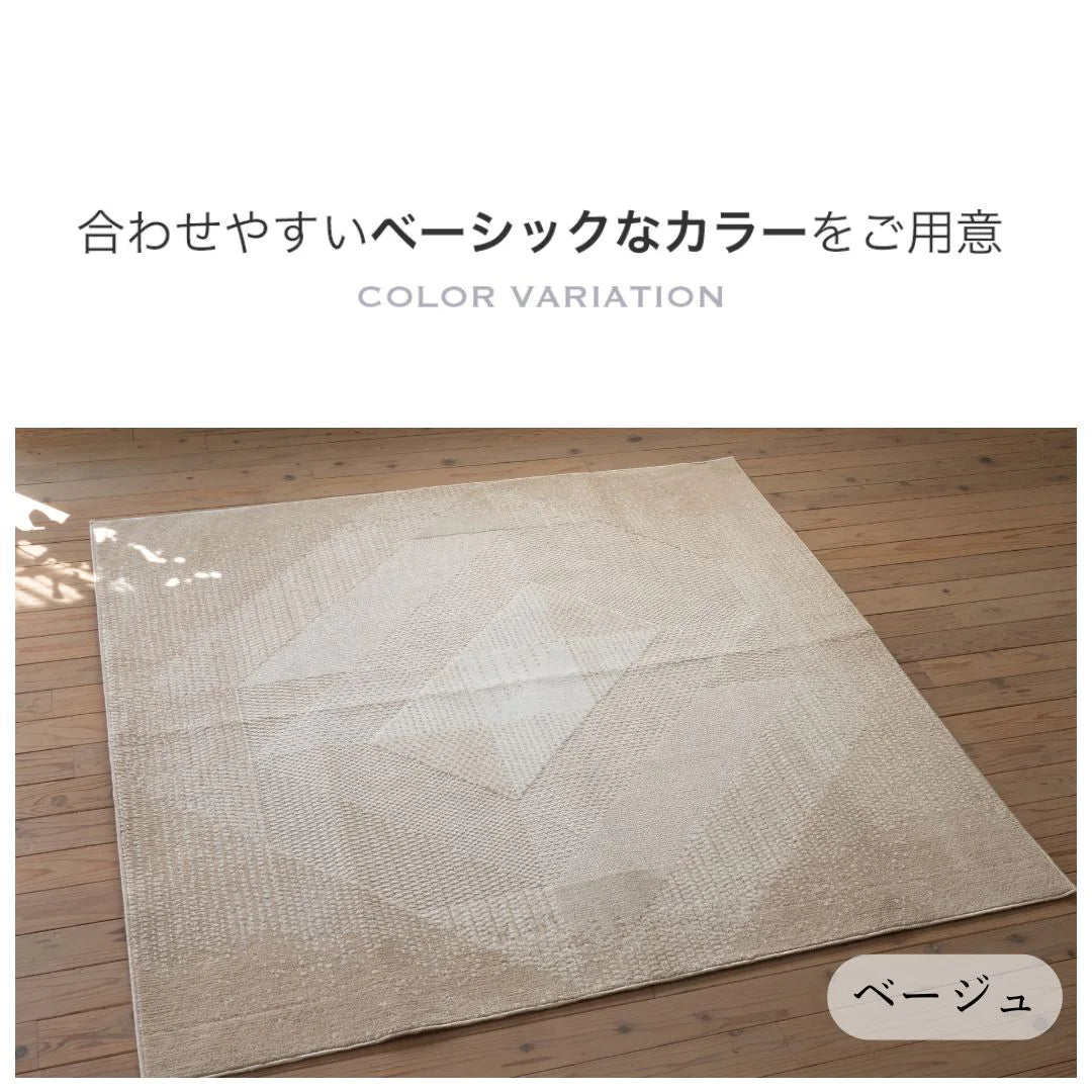 スミノエ novel ノベル ラグ ポリエステル 洗える 消臭 オールシーズン 滑り止め ホットカーペット・床暖房OK 日本製