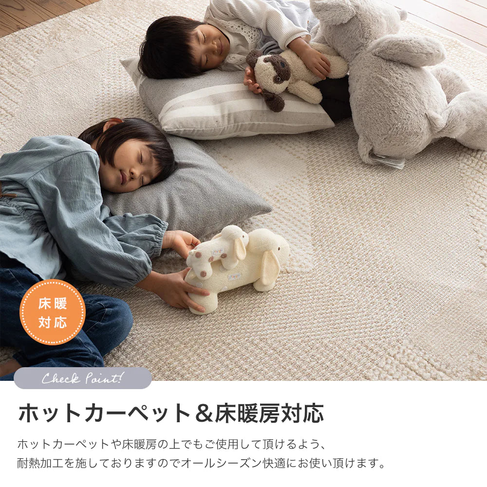 スミノエ novel ノベル ラグ ポリエステル 洗える 消臭 オールシーズン 滑り止め ホットカーペット・床暖房OK 日本製
