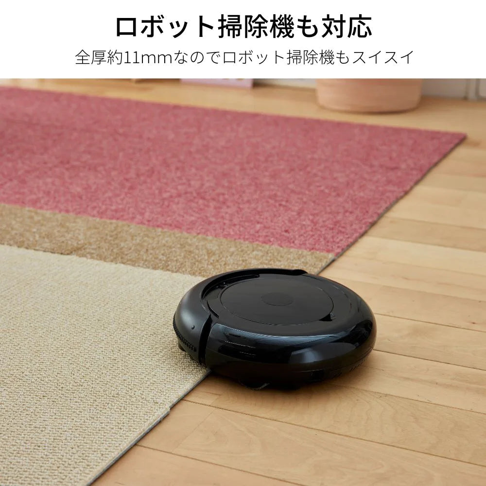 【10枚入/1箱】スミノエ タイルカーペット フローループ ループパイル 40×40 防音 ペット ラグ 犬 洗える 12㎜ 滑り止め 床暖房OK 日本製