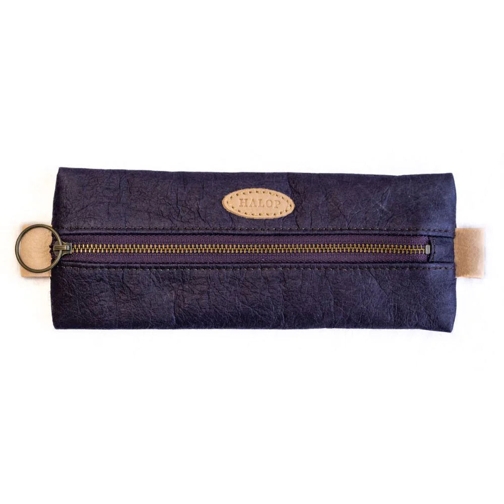 HALOP ハロップ 和紙と播州織のフラット ペンケース flat pencase 12本 ボールペン 筆箱 杉原紙 大人 シンプル おしゃれ 手作り 日本製