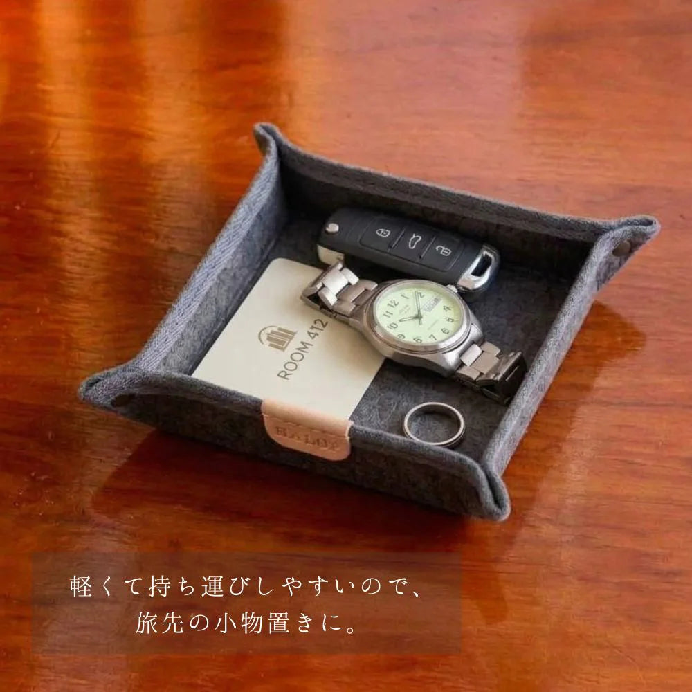 HALOP ハロップ 和紙のスクエアトレイ 11.5×11.5 小物入れ デスク周り アクセサリー収納 シンプル 杉原紙 おしゃれ 手作り 日本製