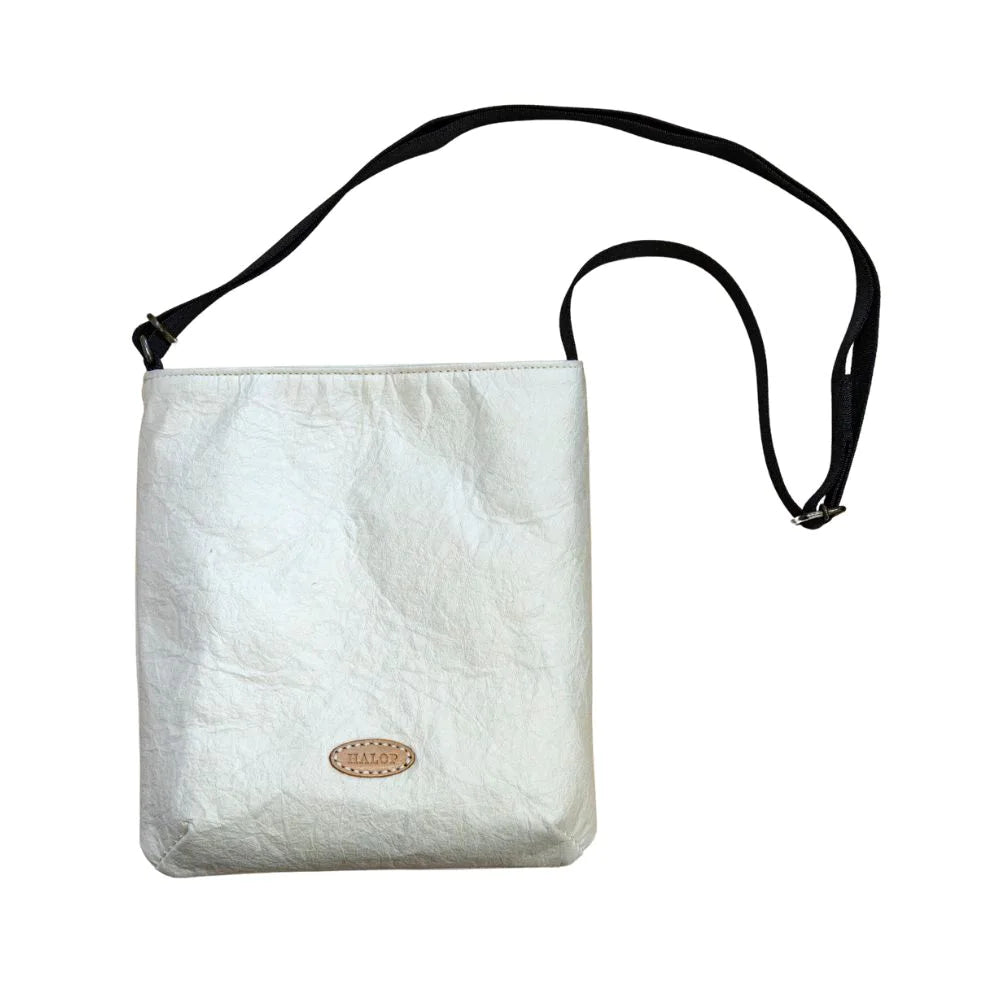 HALOP ハロップ 和紙と播州織のポシェット カバン 軽い メンズ レディース ミニショルダー 斜めがけ 杉原紙 おしゃれ 手作り 日本製