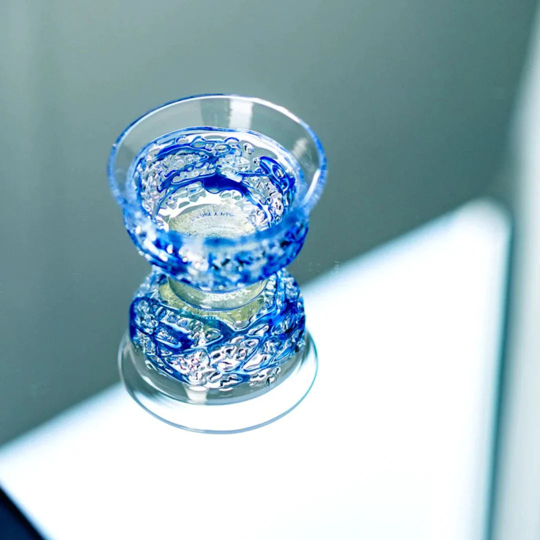 津軽びいどろ 盃 3月 春雷 盃12ヶ月コレクション ガラス 酒器 日本酒グラス ギフト 贈り物 ハンドメイド 手作り おしゃれ 日本製