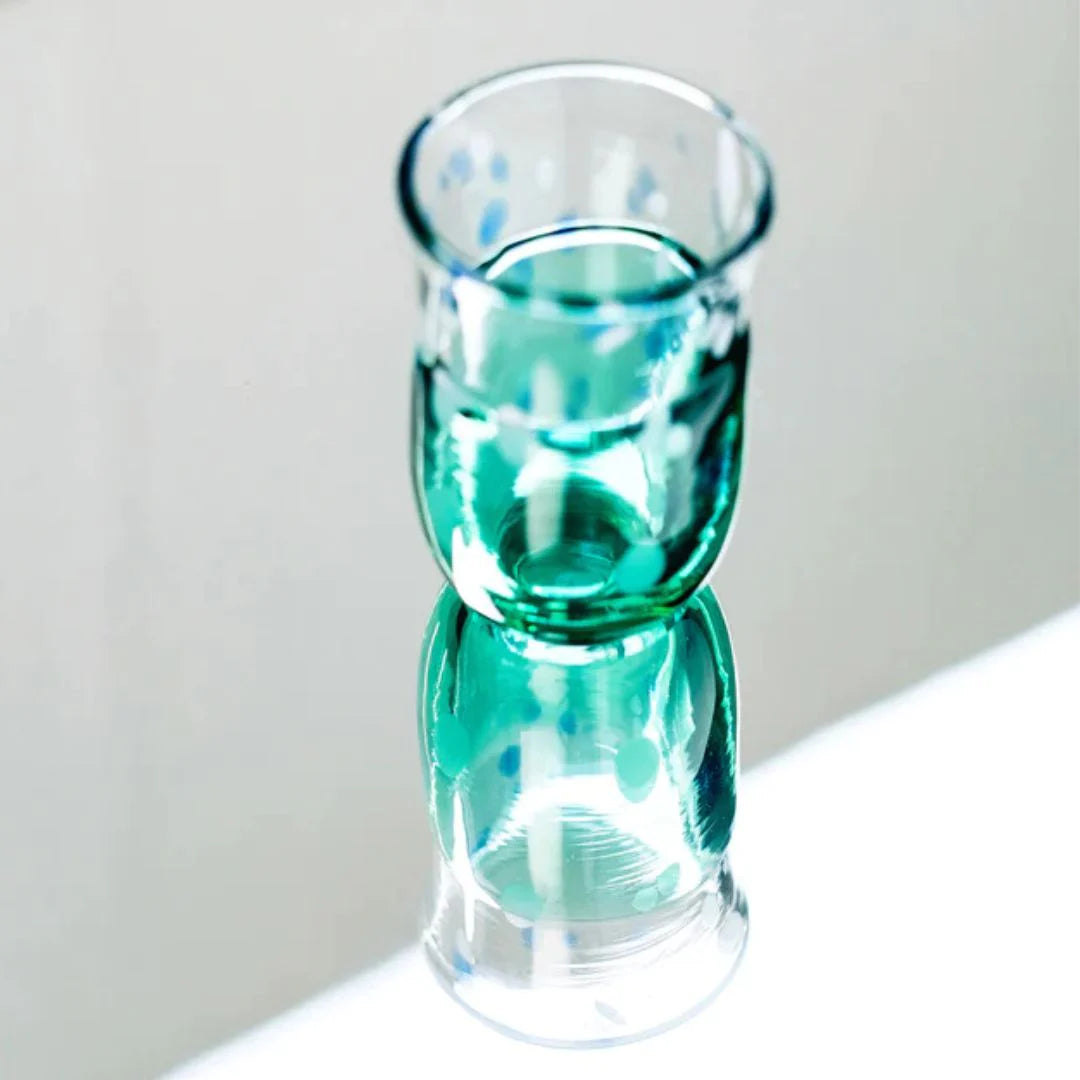 津軽びいどろ 盃 6月 梅雨晴 盃12ヶ月コレクション ガラス 酒器 日本酒グラス ギフト 贈り物 ハンドメイド 手作り おしゃれ 日本製