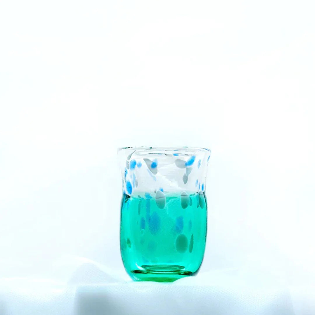 津軽びいどろ 盃 6月 梅雨晴 盃12ヶ月コレクション ガラス 酒器 日本酒グラス ギフト 贈り物 ハンドメイド 手作り おしゃれ 日本製
