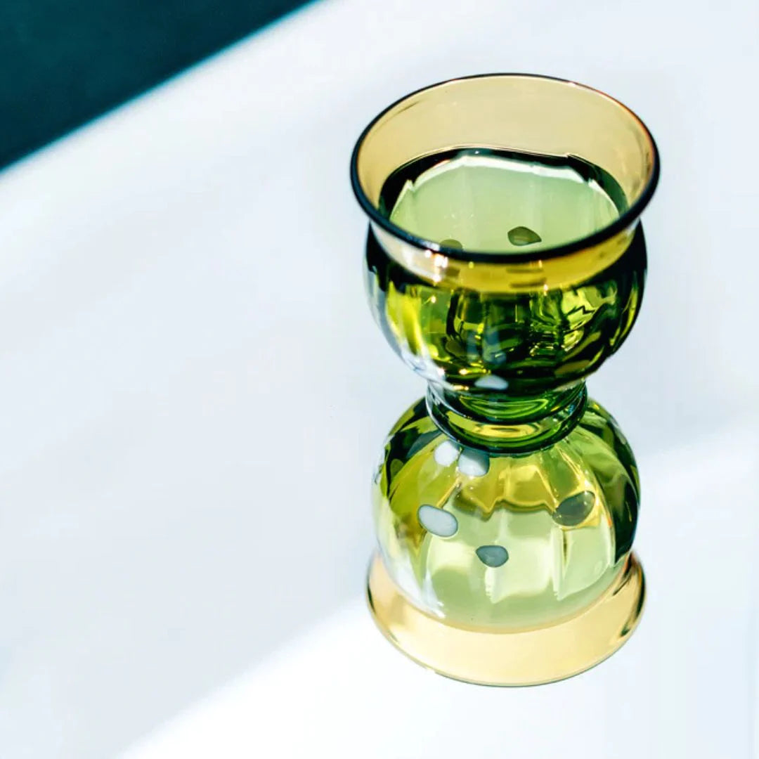 津軽びいどろ 盃 9月 月見 盃12ヶ月コレクション ガラス 酒器 日本酒グラス ギフト 贈り物 ハンドメイド 手作り おしゃれ 日本製