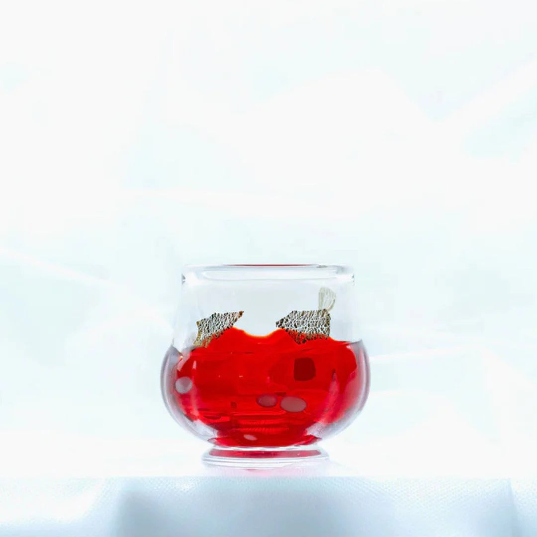 津軽びいどろ 盃 11月 初冬 盃12ヶ月コレクション ガラス 酒器 日本酒グラス ギフト 贈り物 ハンドメイド 手作り おしゃれ 日本製