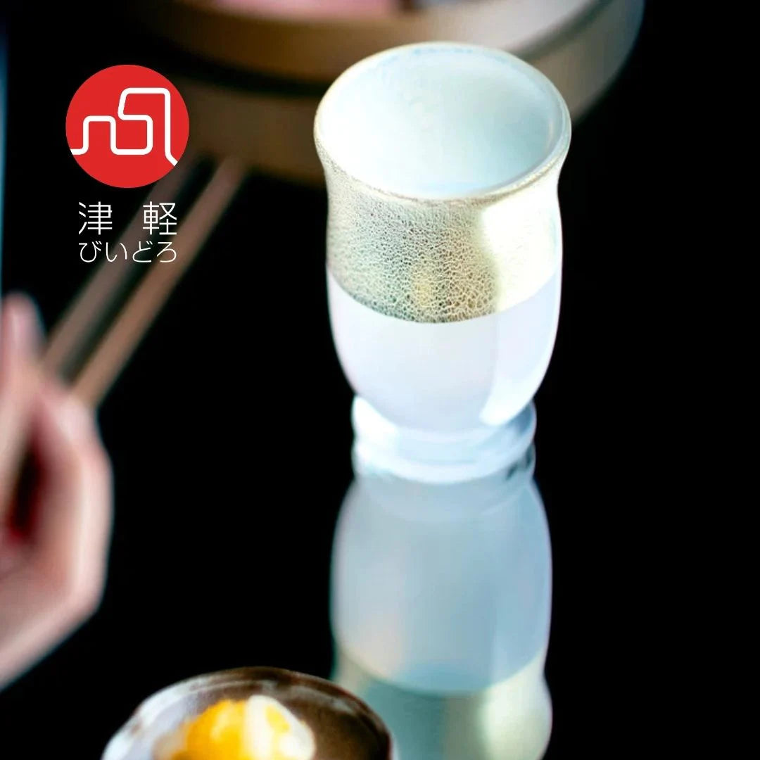 津軽びいどろ 盃 12月 冬銀河 盃12ヶ月コレクション ガラス 酒器 日本酒グラス ギフト 贈り物 ハンドメイド 手作り おしゃれ 日本製