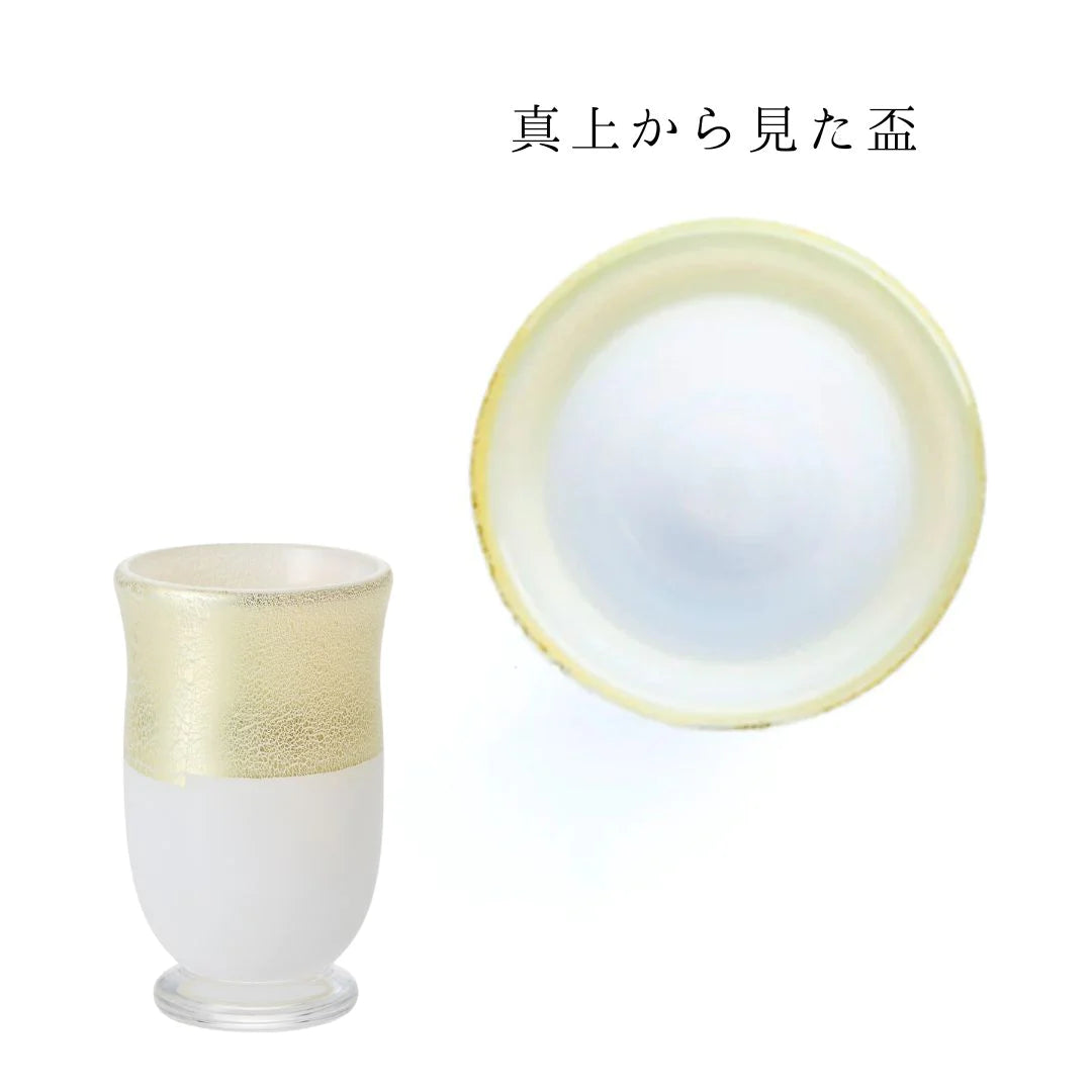 津軽びいどろ 盃 12月 冬銀河 盃12ヶ月コレクション ガラス 酒器 日本酒グラス ギフト 贈り物 ハンドメイド 手作り おしゃれ 日本製