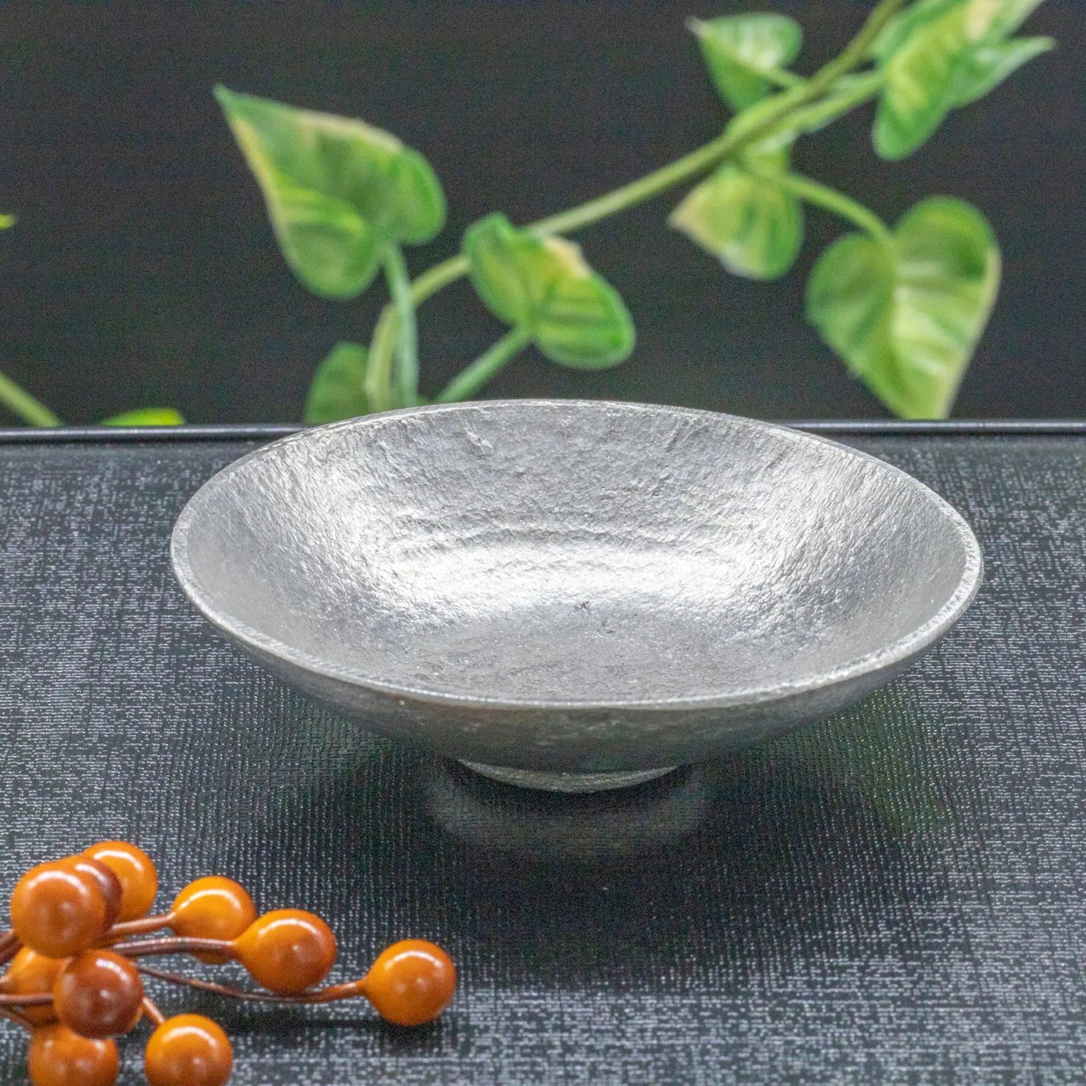 スタジオ一圭 角谷圭二郎 錫製 平杯 (約50ml) 選べるセット (単品/片口/ペア) 桐箱入り 人間国宝 角谷家 酒器 盃