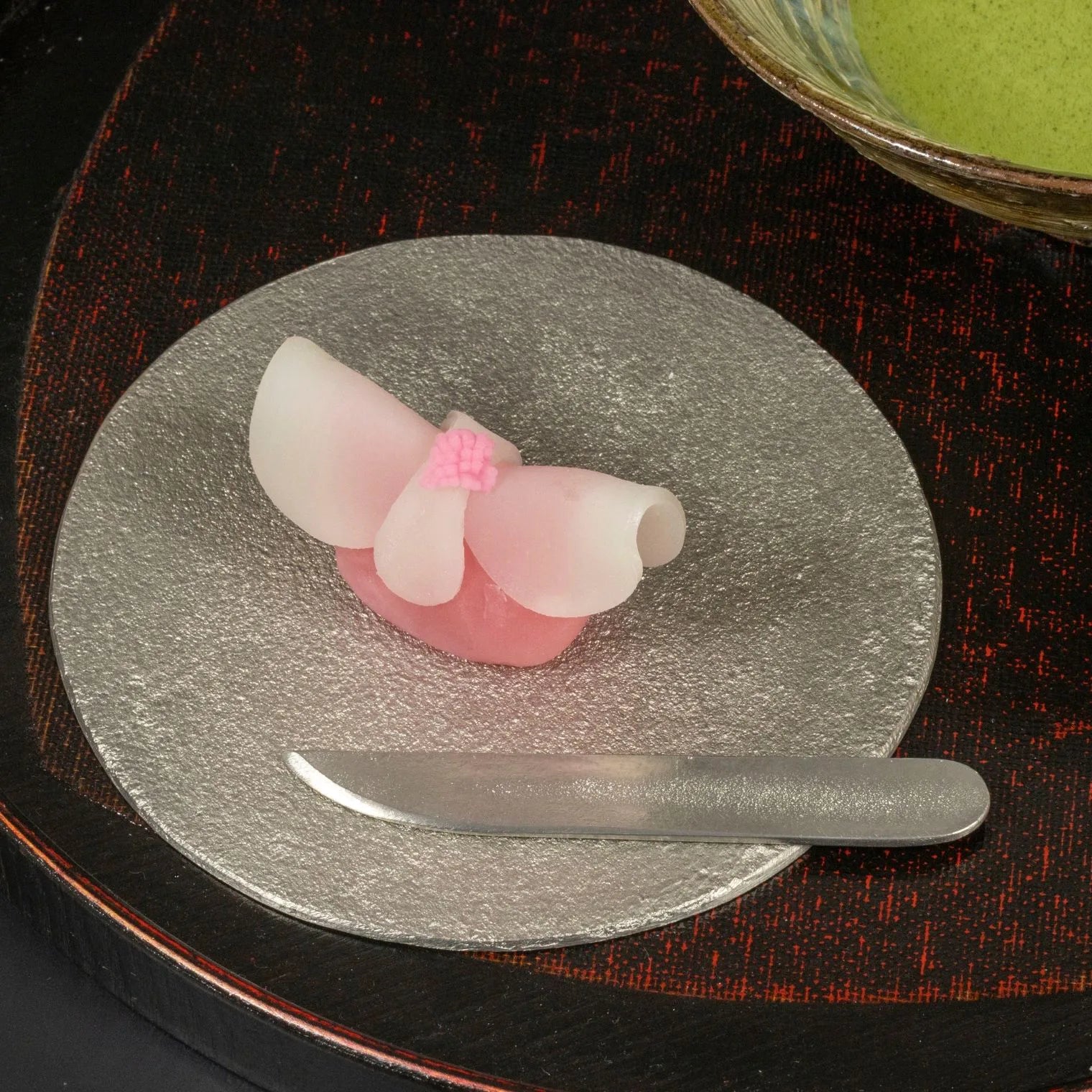 スタジオ一圭 角谷圭二郎 錫製 丸プレート＆菓子切り 選べるセット (単品/セット) 桐箱・紙箱入り 人間国宝 角谷家 お茶菓子