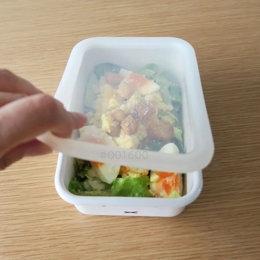 富士ホーロー ミッフィー 角容器 2点セット (S・Mサイズ) 浅型 深型 保存容器 密閉容器 直火 オーブン ホーロー シンプル おしゃれ 琺瑯