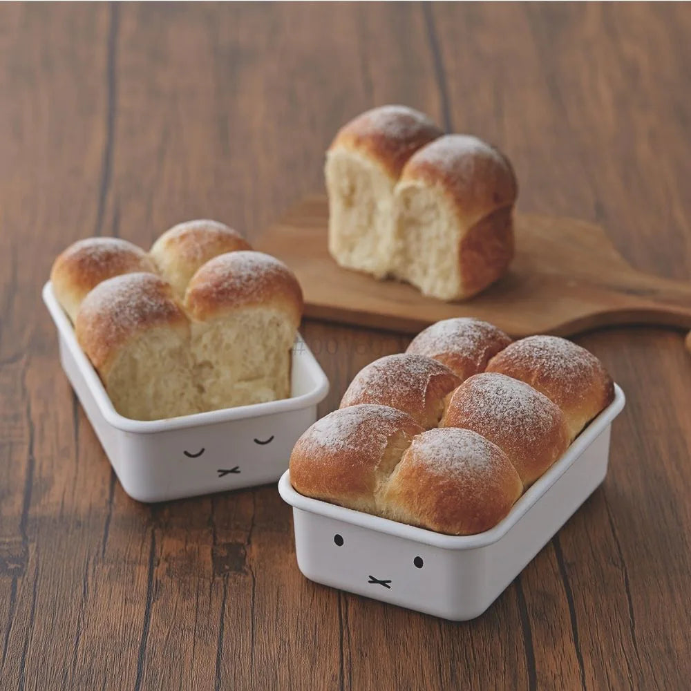 富士ホーロー ミッフィー 角容器 2点セット (S・Mサイズ) 浅型 深型 保存容器 密閉容器 直火 オーブン ホーロー シンプル おしゃれ 琺瑯