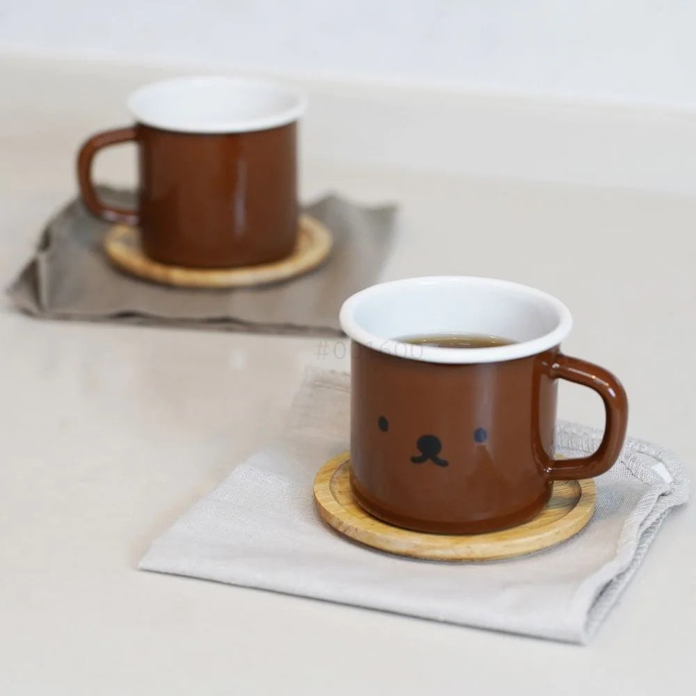 富士ホーロー ミッフィー ボリス 7㎝ (270ml) マグ マグカップ ホーロー オーブン 食洗機対応 かわいい キッチン シンプル おしゃれ 琺瑯