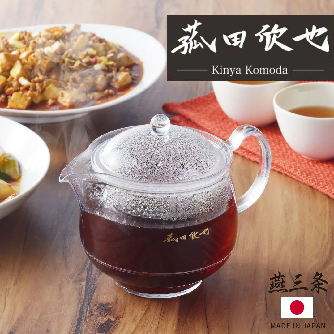 ヨシカワ 菰田欣也 クリアティーポット 730ml 割れにくい 透明 おしゃれ 紅茶 お茶 燕三条 日本製