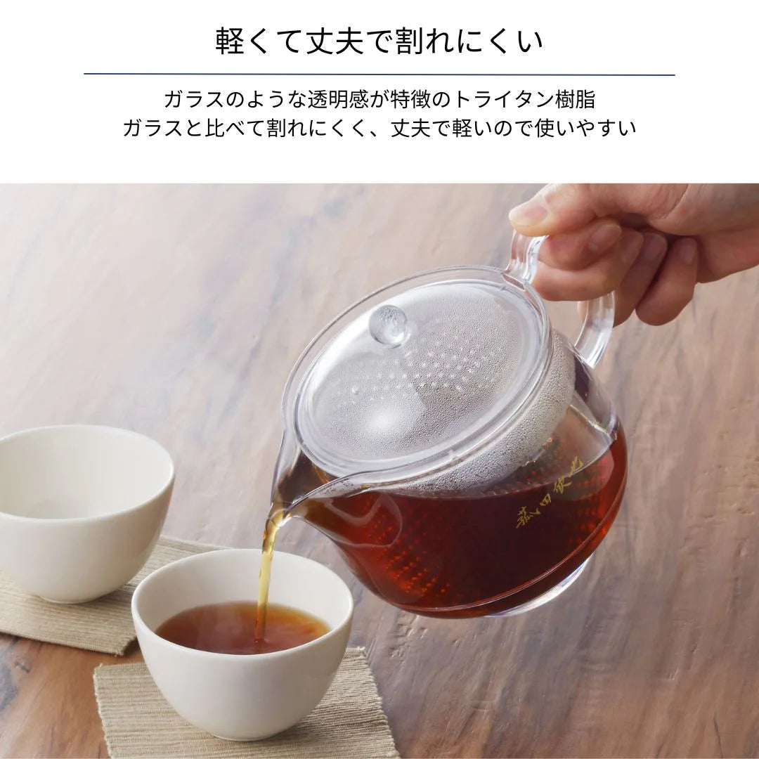 ヨシカワ 菰田欣也 クリアティーポット 730ml 割れにくい 透明 おしゃれ 紅茶 お茶 燕三条 日本製